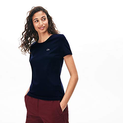 Lacoste Tf3080 Camiseta, Azul (Marine 166), 32 para Mujer