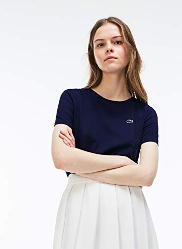 Lacoste Tf3080 Camiseta, Azul (Marine 166), 32 para Mujer