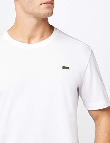 Lacoste TH7618, Camiseta para Hombre, Blanco (Blanc), X-Small (Talla del fabricante: 2)