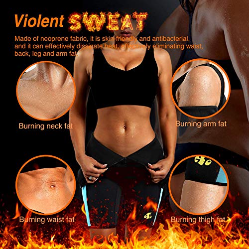 LaLaAreal Faja Reductora Adelgazante Abdomen Mujer Neopreno Body Moldeador para Deport Fiteness