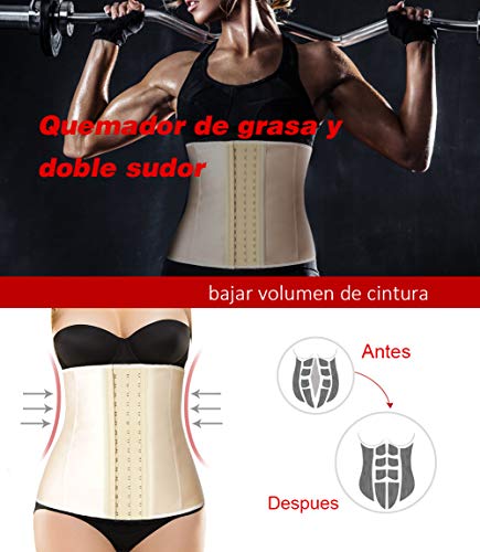 LaLaAreal Fajas Reductoras Corset Cincher Bustiers Corsé Adelgazantes de Cinturón Formación para Body Shaper Mujer