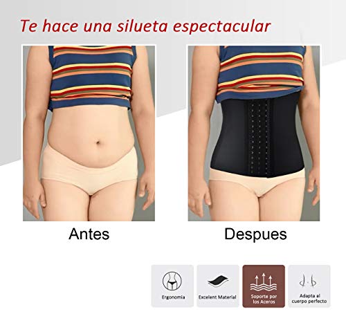 LaLaAreal Fajas Reductoras Corset Cincher Bustiers Corsé Adelgazantes de Cinturón Formación para Body Shaper Mujer