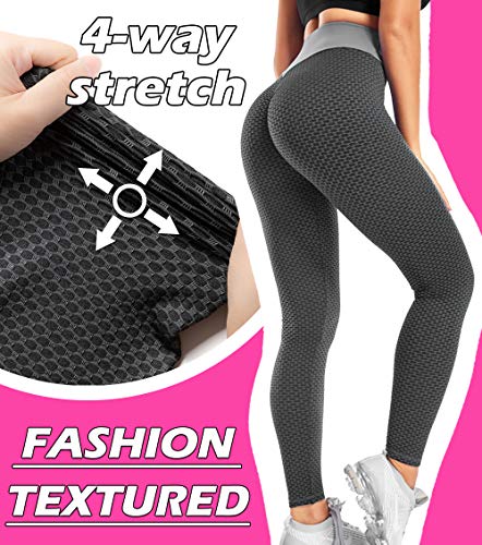 Lalamelon Mallas Push up Mujer Leggins Deportivos Yoga Leggings de Cintura Alta Pantalones Deporte con Bolsillos para Fitness Running Elásticos y Transpirables