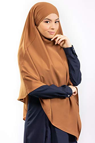 Lamis Hijab - Khimar hijab para mujer musulmana velada Brique Talla única