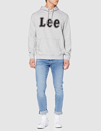 Lee Hoodie Sudadera, Gris (Sharp Grey Mele), XX-Large para Hombre