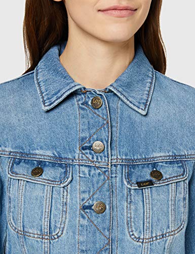 Lee Rider Jacket Chaqueta de jean, Azul (LIGHT BAYBRIDGE IL), Medium para Mujer