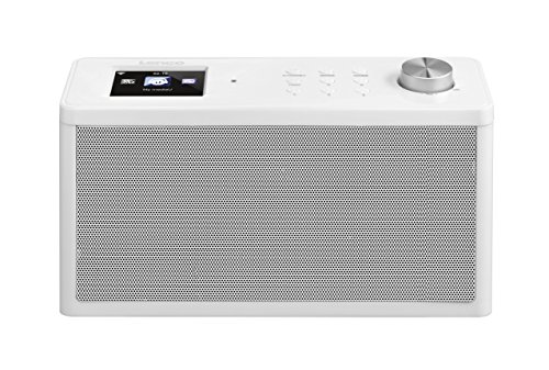 Lenco KCR-2014 - Radio (Internet, Digital, FM, PLL, 4W, 6,1 cm (2.4"), 23,7 cm) Color Blanco