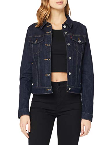 Levi's Original Trucker Chaqueta vaquera, Azul (Even Rinse 13), X-Small para Mujer