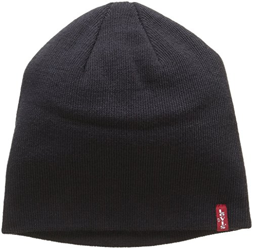 Levi's Otis Beanie, Gorro de punto Unisex adulto, Azul (Blue), Large (Talla del fabricante: L/XL)