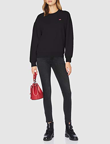 Levi's Standard Crew Sudadera, Caviar, M para Mujer