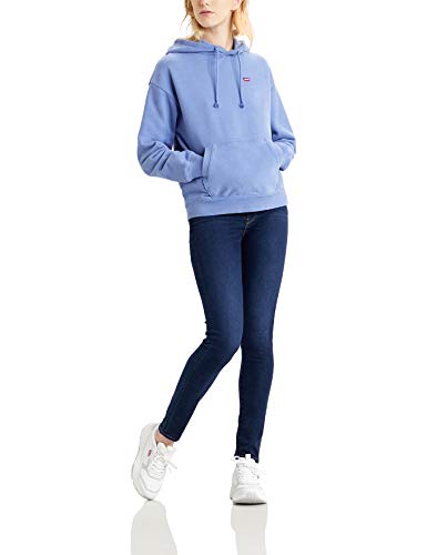 Levi's Standard Hoodie Sudadera con Capucha, Colony Blue, M para Mujer