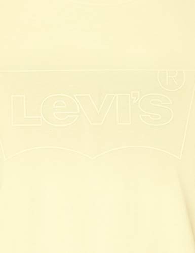 Levi's The Perfect tee Camiseta, Batwing Outline Lemon Meringue, XS para Mujer