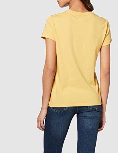 Levi's The Perfect Tee, Camiseta, Mujer, Amarillo (Brw T2 Ochre 0778), S