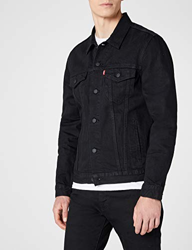 Levi's THE TRUCKER JACKET - Chaqueta para hombre, Negro (Berkman 144), Large