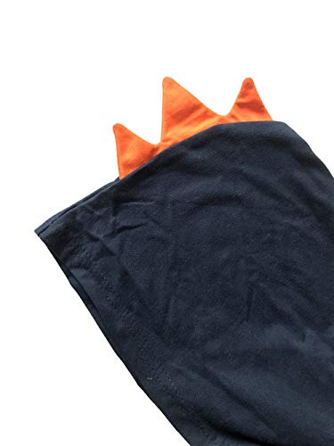 LitBud Niños Chicos Sudaderas con Capucha para niños pequeños Dinosaurio de Dibujos Animados Cocodrilo Zipper Chaqueta Otoño Capa Azul Tamaño 3-4 años 4T