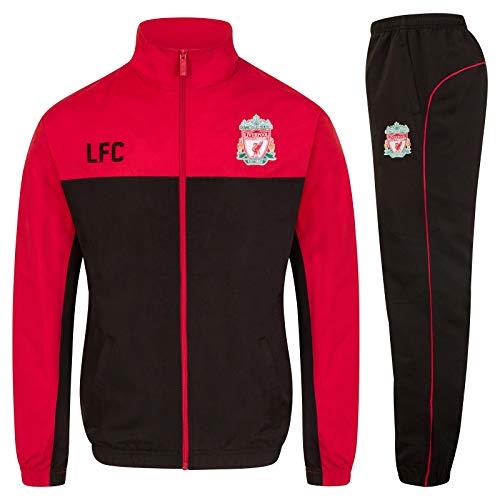 Liverpool F.C. - Juego de chaqueta y pantalones de chándal para hombre, ideal como regalo de fútbol, producto oficial, Hombre, rojo, S