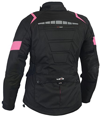 LOVO Chaqueta 3/4 para moto (Mujer) (2XL)