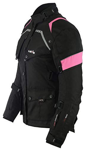 LOVO Chaqueta 3/4 para moto (Mujer) (2XL)