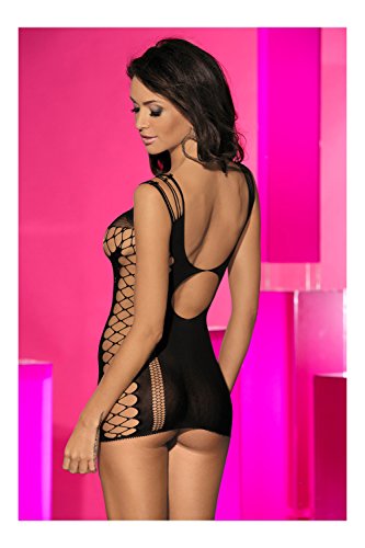 LVYI Minivestido de lencería para mujer, Sexi, ajustado, body, sin costuras, para sexo