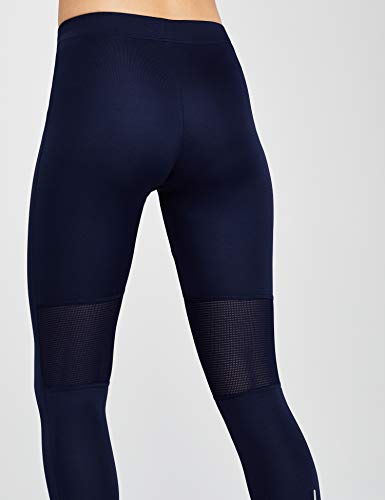 Marca Amazon - AURIQUE Leggings Deporte Petite Mujer, Azul (Navy), 44, Label:XL