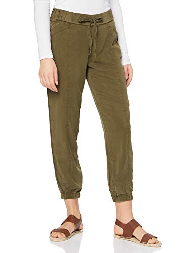 Marca Amazon - find. Utility_DC3086P - Pantalones Mujer, Grün (Khaki Khaki), 38, Label: S