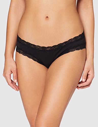 Marca Amazon - IRIS & LILLY BELK014M5, Bragas para Mujer, Negro (Black), XL, Pack de 5