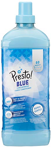 Marca Amazon - Presto! Suavizante concentrado azul, 360 lavados (6 Packs, 60 cada uno)