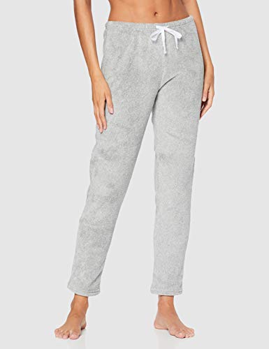 Melissa Brown AF.Awake.pyc Pijama, Gris (Gris Chin\U00e9 Gris Chin\U00e9), X-Large para Mujer