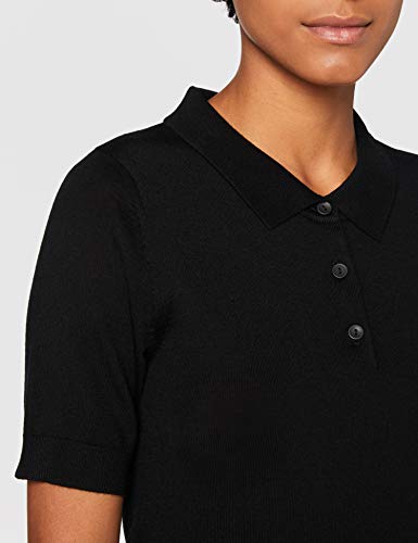 MERAKI Jersey de Lana Merino Mujer, Negro (Black), 36, Label: XS