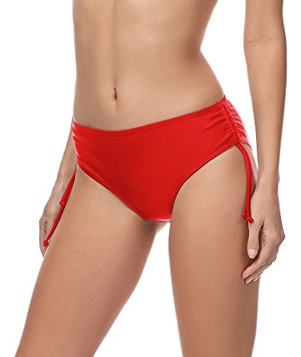 Merry Style Bragas Braguitas de Bikini Parte de Abajo Bikini Trajes de Ba?o Mujer MSVR2 (Rojo (4186), 42)