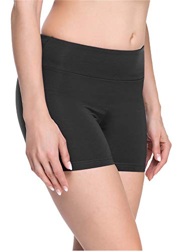 Merry Style Culote de Ciclismo Mallas Cortas Leggins Mujer MS10-284 (Grafito(Shorts), XS)