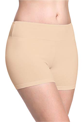 Merry Style Culote de Ciclismo Mallas Cortas Leggins Mujer MS10-284(Beige,XS)