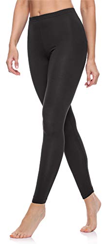 Merry Style Leggins Largos Mallas Deportivas Mujer MS10-198 (Negro, XXL)