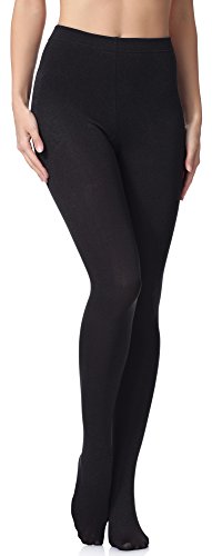 Merry Style Medias Mallas Térmicas Mujer 24555 (Negro, EU 42/44)