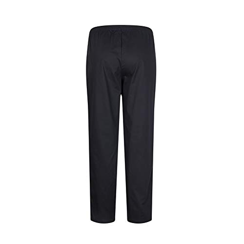 MISEMIYA - PANTALÓN Sanitarios Unisex Cintura ELÁSTICA Uniforme Laboral MÉDICO Enfermera Limpieza Veterinaria SANIDAD HOSTELERÍA- Ref.8312 - XL, Negro