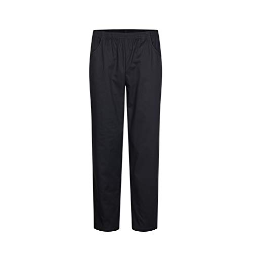 MISEMIYA - PANTALÓN Sanitarios Unisex Cintura ELÁSTICA Uniforme Laboral MÉDICO Enfermera Limpieza Veterinaria SANIDAD HOSTELERÍA- Ref.8312 - XL, Negro