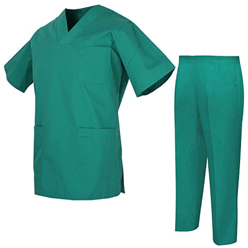 MISEMIYA - Pijama Sanitario Unisex Uniformes Sanitarios Uniformes Médicos 817-8312 - M, Casaca Sanitarios 817-2 Blanco