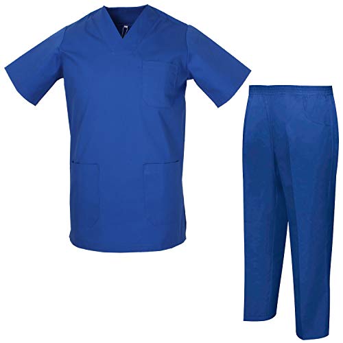 MISEMIYA - Pijama Sanitario Unisex Uniformes Sanitarios Uniformes Médicos 817-8312 - M, Casaca Sanitarios 817-2 Blanco