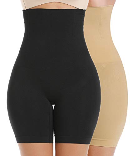 MISS MOLY Mujer Faja Pantalón Cintura Alta Invisible Shapewear Adelgazante Abdomen 4 Steel Bones Body Shaper Interior Pantalones Moldeadores Fajas Reductoras Cortos Bragas Lencería Braguita