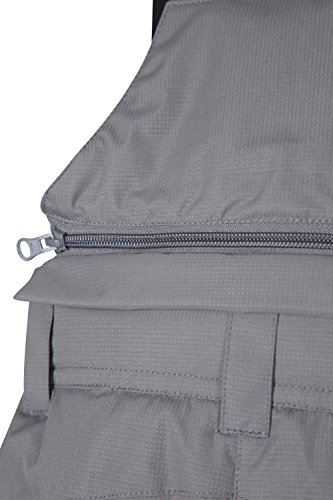 Mountain Warehouse Moon El esquí de Las Mujeres jadeó - los Pantalones Impermeables de Las señoras, Cintura Ajustable, Equipo Desmontable del esquí de los apo, Invierno Gris 38