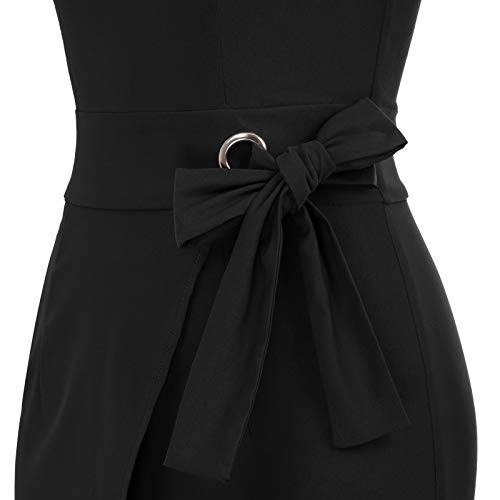 Mujer Vestido Lápiz de Oficina Elegante Mangas Cortas Ajustado 2XL CL010867-1