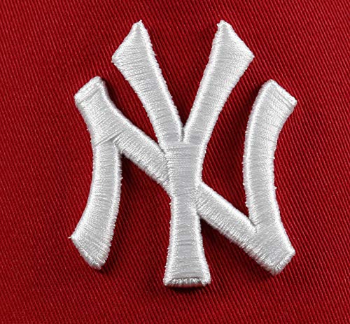 New Era York Yankees Frame Adjustable Trucker Cap Clean Scarlet/White - One-Size