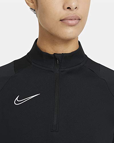 NIKE Dri-FIT Academy 21 Sudadera de Entrenamiento, Negro/Blanco/Antracita/Blanco, XL Regular para Mujer