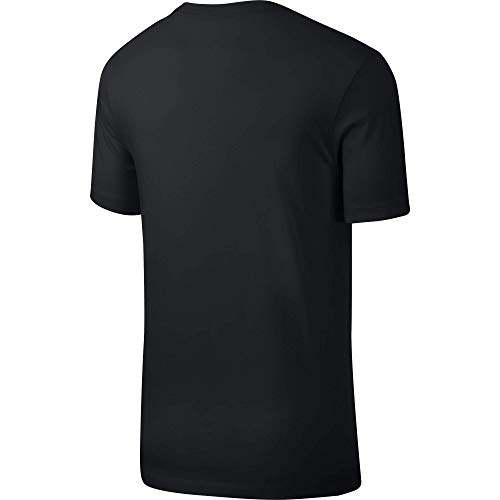 NIKE M NSW Club tee Camiseta de Manga Corta, Hombre, Black/White