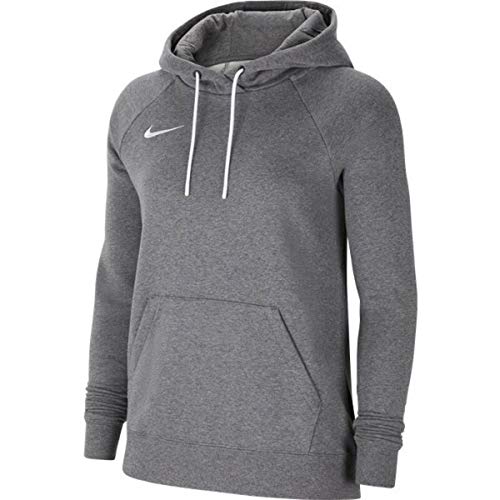 NIKE Park 20 Sudadera con Capucha, Charcoal Heathr/White/White, M para Mujer