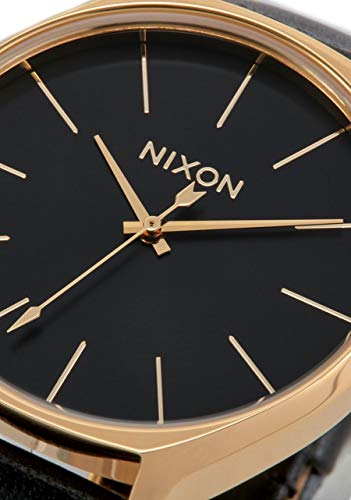 Nixon Reloj Analógico para Mujer de Cuarzo con Correa en Cuero A1250-513-00