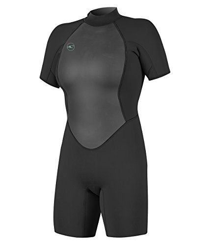 O'Neill Wetsuits Reactor II Back Zip Spring Traje húmedo, Mujer, Negro, 32