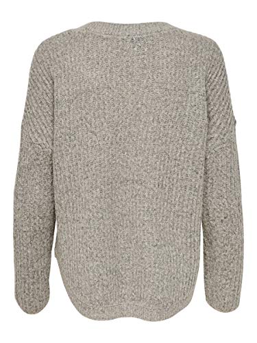 Only 15139021 Suter Pulver, Gris (Light Grey Melange Light Grey Melange), L para Mujer