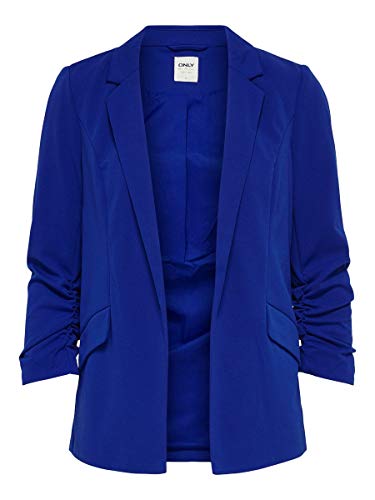 Only ONLCAROLINA Diana 3/4 Blazer CC TLR, Color Azul, 34 para Mujer