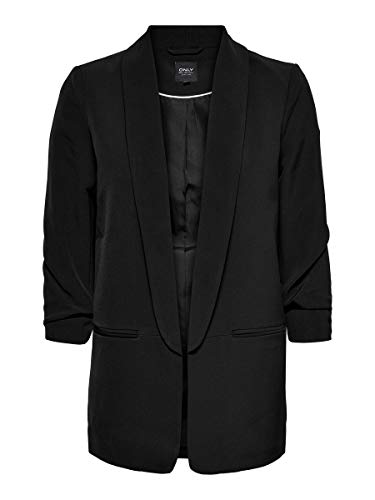 Only ONLELLY 3/4 Life Blazer TLR Noos, Black, 40 para Mujer